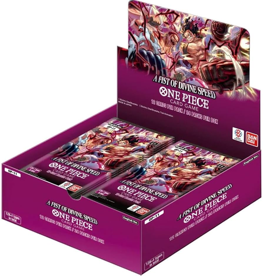 One Piece TCG: A Fist of Divine Speed Booster display (24ct) (OP-11)