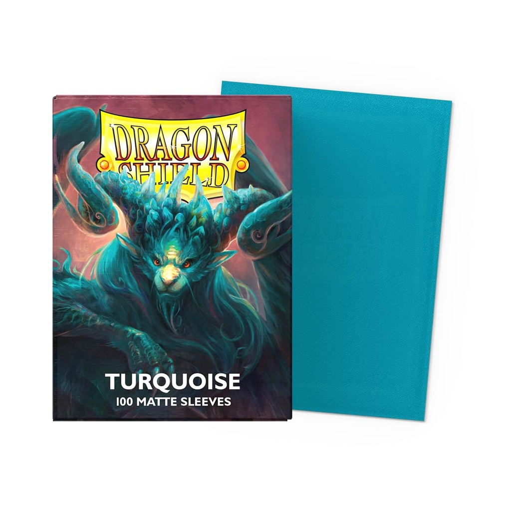 Dragon Shield Standard Sleeves Matte - Turquoise 100ct. 