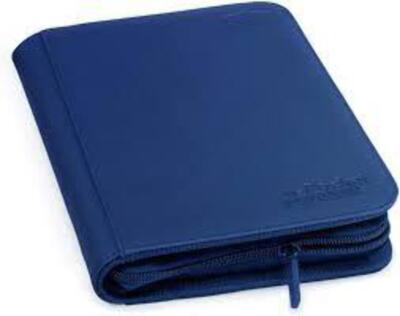 Ultimate Guard Zipfolio 160 – 8-Pocket Xenoskin Dark Blue