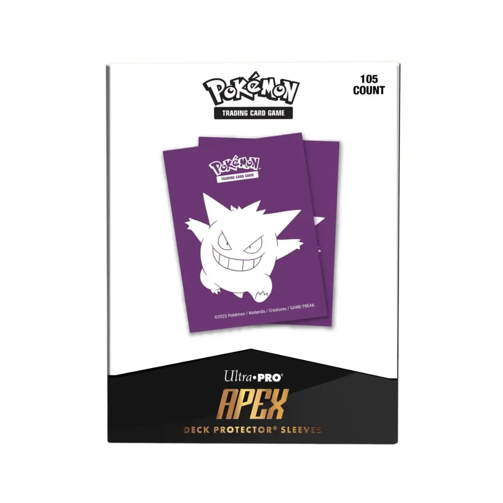 Deck Protectors: Pokemon Apex- Elite Series Gengar (105ct)