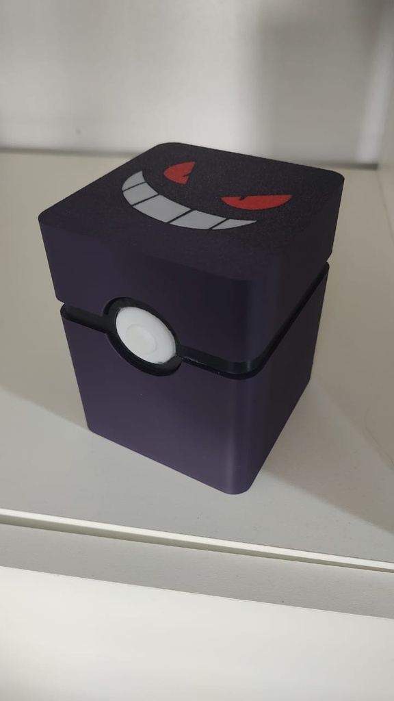 Deck Box Impresa 3D - Gengar