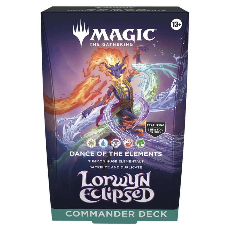 Magic the Gathering: "Lorwyn Eclipsed" Commander Deck. -"Dance Of Elements"- ENGLISH-