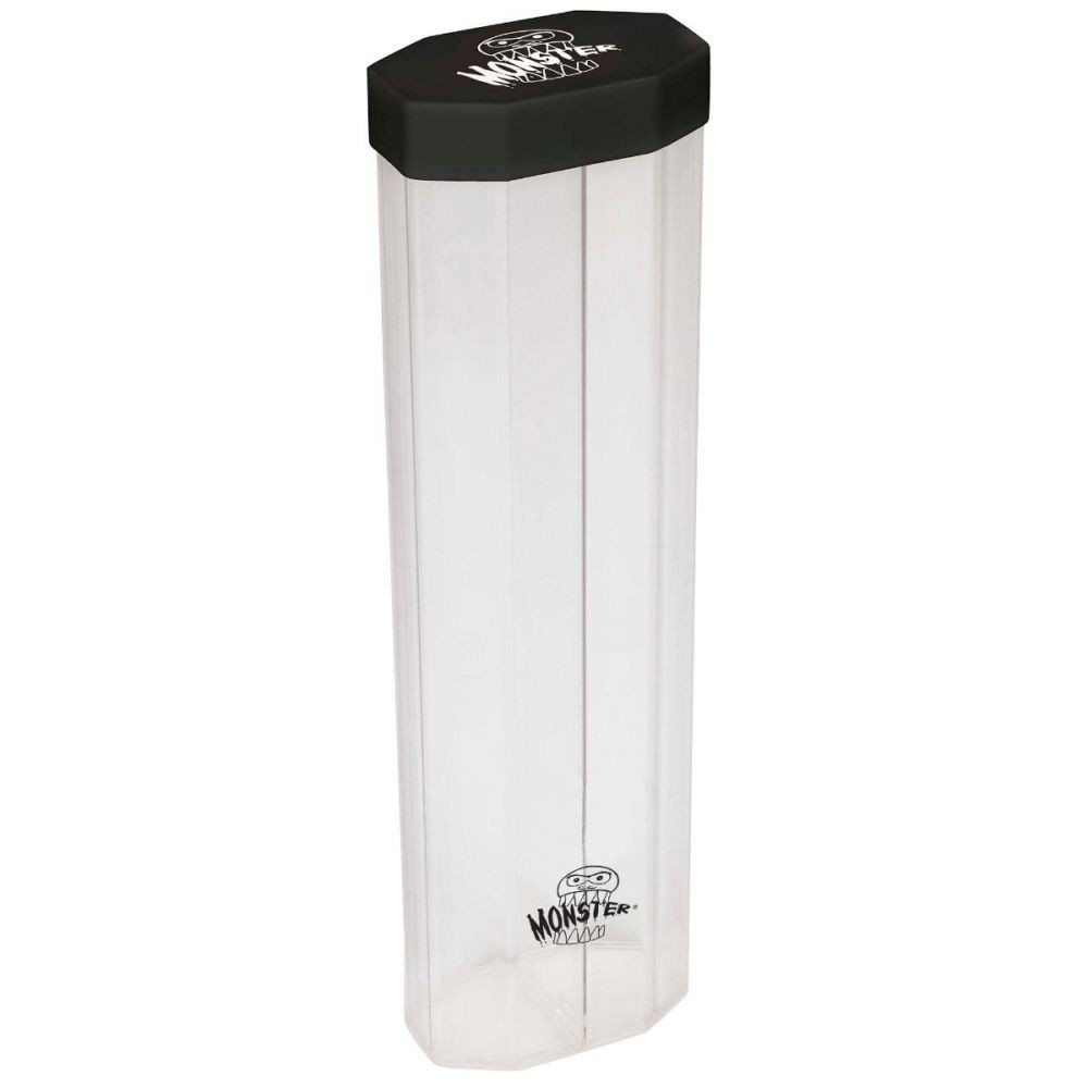 Monster Protectors - Dual Playmat Tube - Clear with Black Cap