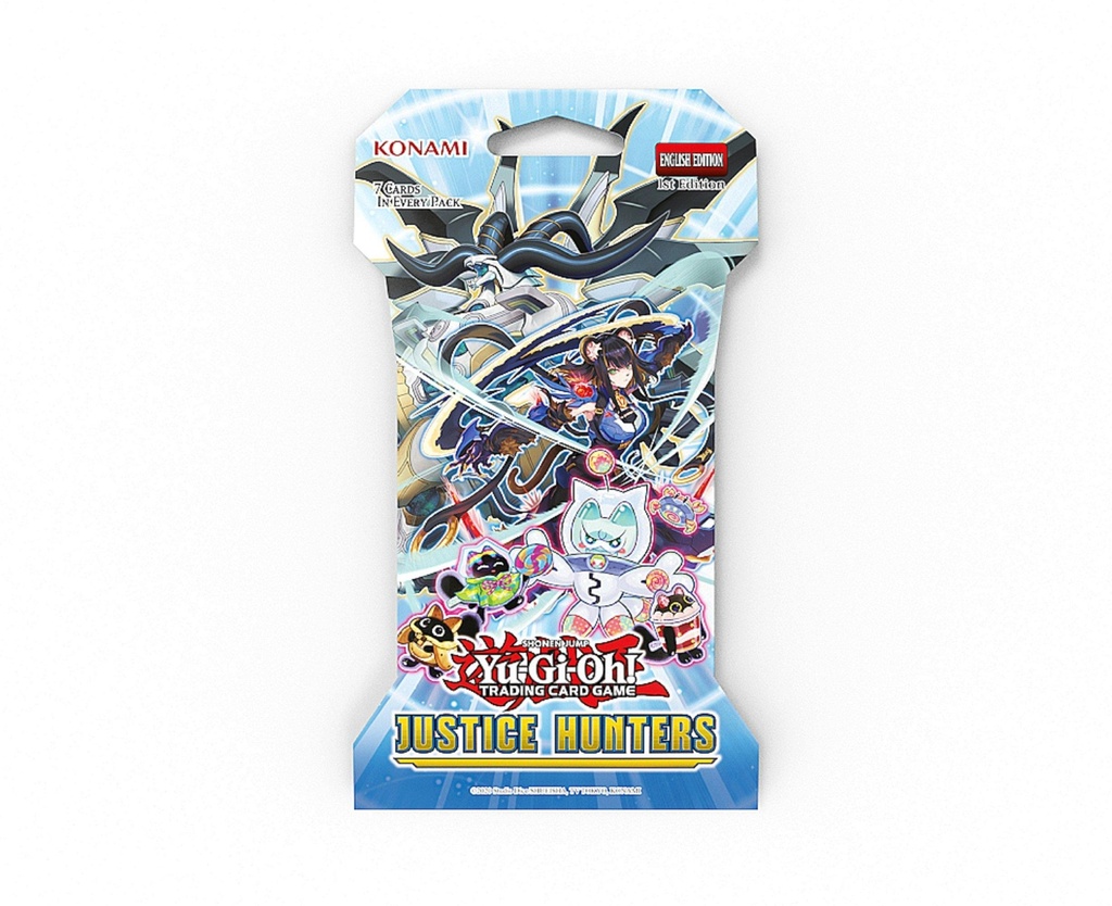 Yu-Gi-Oh! TCG "Justice Hunters" Sleeved Booster Pack - ENGLISH 
