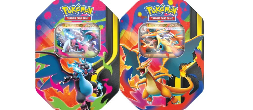 Pokémon TCG: Mega Charizard Tin. - ENGLISH