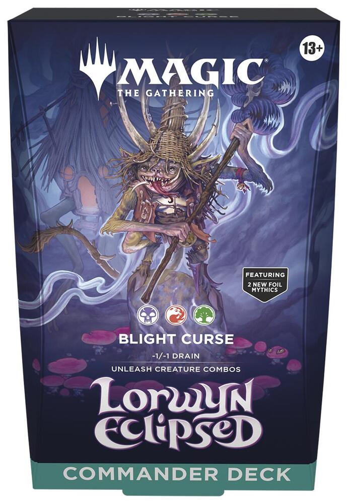 Magic the Gathering: "Lorwyn Eclipsed" Commander Deck. -"Blight Curse"- ENGLISH- 