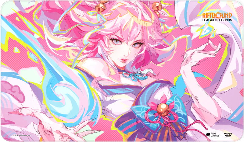 Playmat: Riftbound- Spiritforged- 'Spirit Blossom Ahri' Art