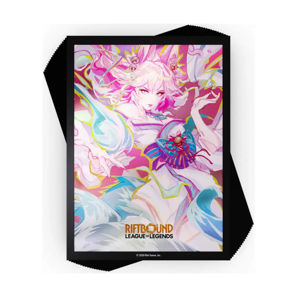 Card Sleeves: Riftbound- Spiritforged- 'Spirit Blossom Ahri' Art