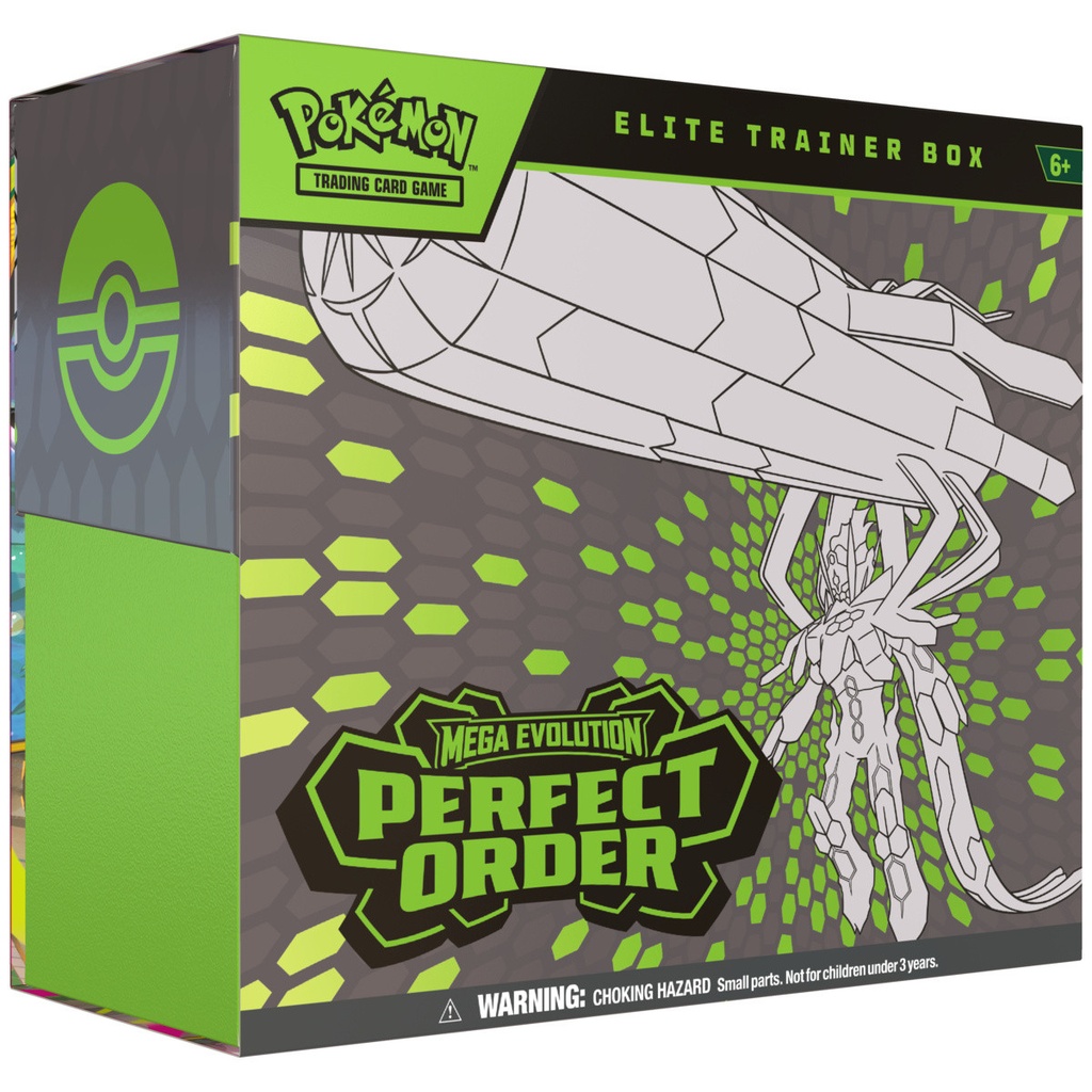 Pokémon TCG: Mega Evolution 3 - "Perfect Order" Elite Trainer Box Master Case 10ct. - ENGLISH