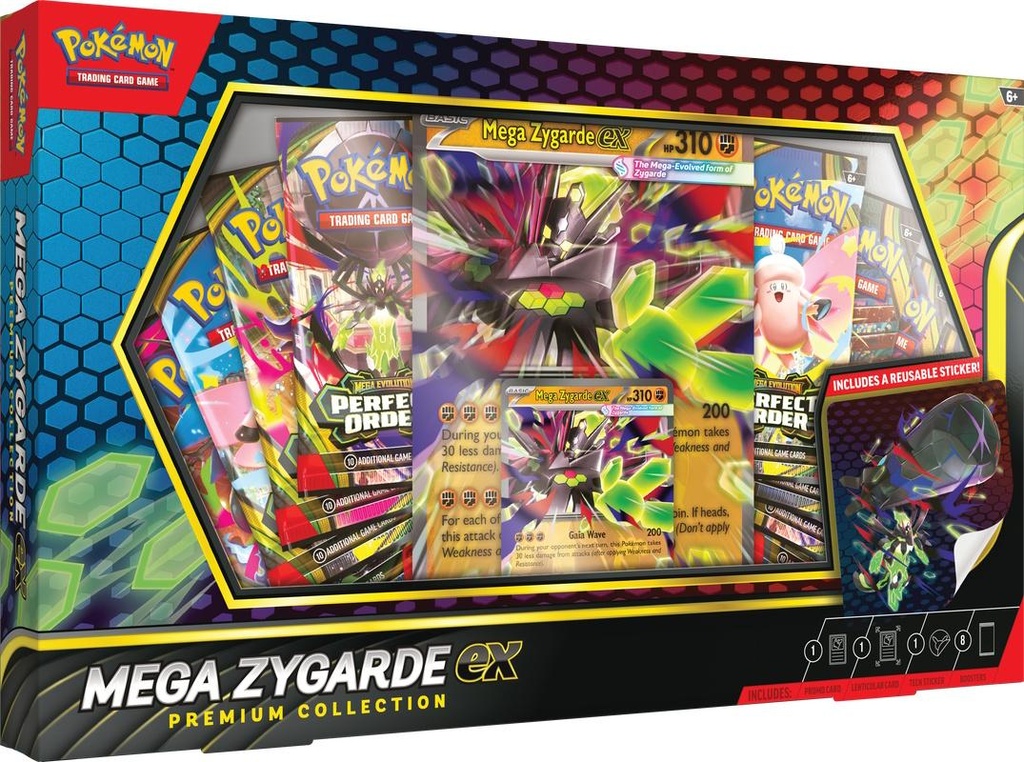 Pokémon TCG: Mega Zygarde ex Premium Collection. - ENGLISH-