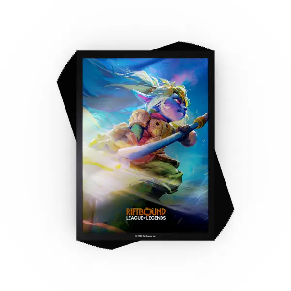 Card Sleeves: Riftbound- Unleashed- Poppy, Keeper of the Hammer (100ct)