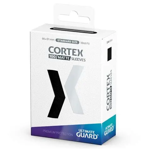 Ultimate Guard Cortex Sleeves Standard Size Black Matte 100ct.