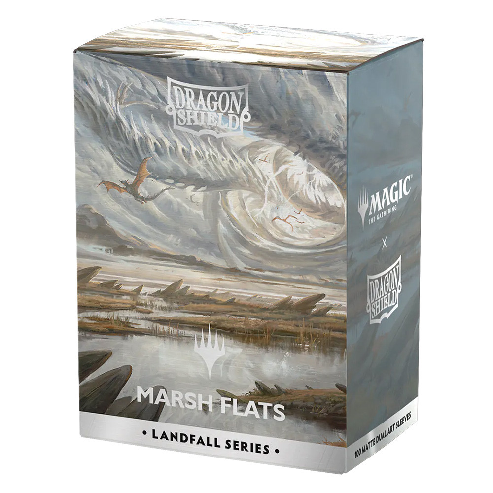 Dragon Shield Standard Size Sleeves Dual Art Matte 100ct. - Landfall Series - Marsh Flats