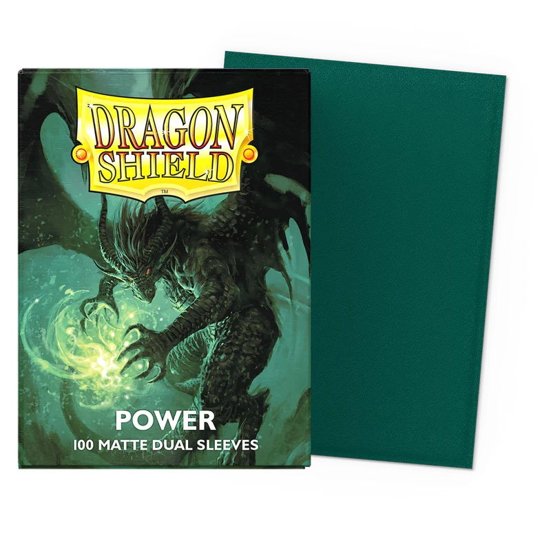 Dragon Shield Standard Sleeves Matte Dual - Power -100ct 