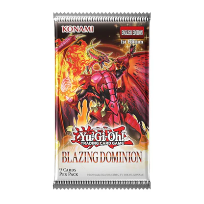 Yu-Gi-Oh! TCG "Blazing Dominion" Booster. - ENGLISH